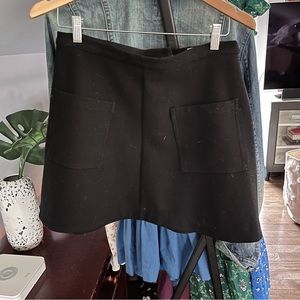 Black A-Line Skirt